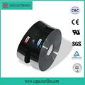 Double-sided and central margin metallized PET film for capacitor used 1