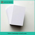 Blank double side printable pvc card for