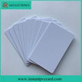 Dual sides printable 125KHz RFID instant PVC card 1