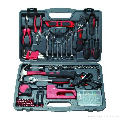 90PC Hand Tool Set with Universal Wrench 