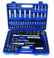 108pc  1/4"Dr. and 1/2"Dr. Socket Wrench
