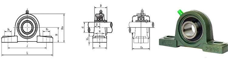 Pillow block bearing UCT207 2