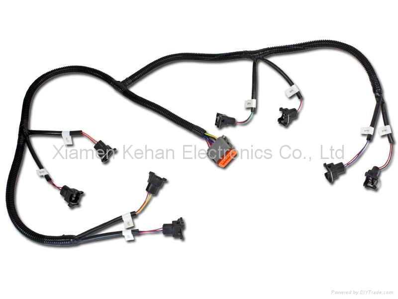 OEM ODM RoHS compliant Auto engine wiring harness connector 2