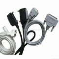 OEM ODM RoHS compliant DVI to 3 VGA HDMI cable 4