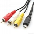 OEM ODM RoHS compliant mini USB to RCA connector cable 5