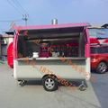 Customize hot dog mobile food trailer fryer fast food cart street food truck van 3