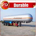 3 axles lpg tank trailer lpg tank truck with warranty