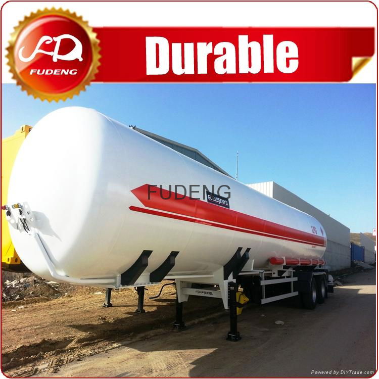 3 axles lpg tank trailer lpg tank truck with warranty 3