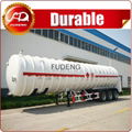 Fudeng 3 axle tanker trailer Cryogenic lng liquid co2 tank semi trailer for sale 2