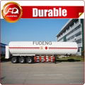 Fudeng 3 axle tanker trailer Cryogenic lng liquid co2 tank semi trailer for sale 3