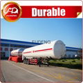 Fudeng 3 axle tanker trailer Cryogenic lng liquid co2 tank semi trailer for sale 4