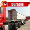 3 axles tipper semi trailer, 40 cubic