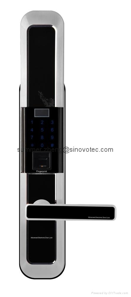 Smart home keyless entry security system kepad fingerprint digital door locks