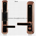 Waterproof and fireproof keyless entry system fingerprint code door locks 1