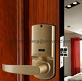 Hotel zinc alloy card security system door locks China manufacturer 4