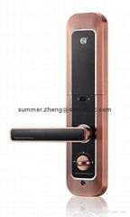 exterior interior keyless fingerprint entry door locks access control system