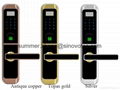 exterior interior keyless fingerprint entry door locks access control system 2