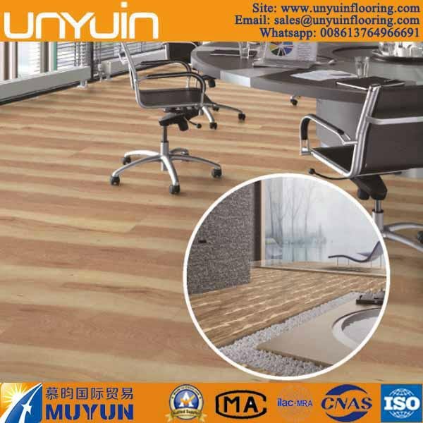 Wood Pattern Comercial or Residential PVC Tile Vinyl Floor 5