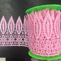 New Design 10cm Width Stock Wholesale Willow Leaf Shape Embroidery Water Soluabl 4