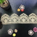 Stock Sea Shell Flowe Embroidery Water Soluable Lace For Garment 1