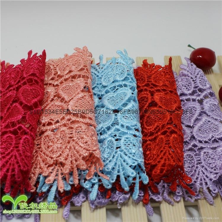 15cm Factory Sale Stock Wholesale Trimming Emboidery Curtain Lace  3