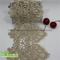 12cm Width Polyester  Lace Stock Wholesale Seashell Flower Shape Embroidery Lace 5