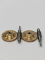 Brass worm and worm gear set