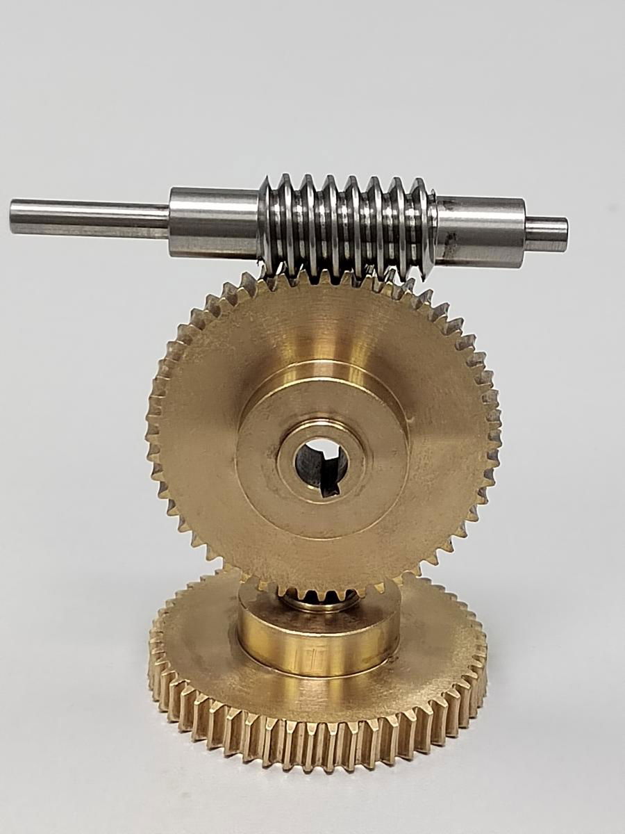 Brass worm and worm gear set TX015 Taixin (China Manufacturer