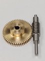 Brass worm and worm gear set 3