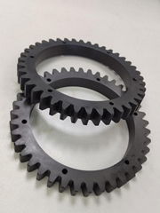 Straight tooth gear ring