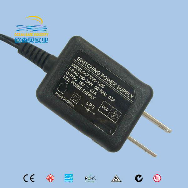 5w 5v 0.5a 電源適配器 UL CCC PSE 認証 2