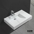 100 acrylic solid surface wash basin small corner wash basin