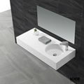 Artificial stone acrylic solid surface wash basin  5