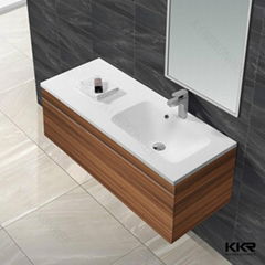 Cheap solid surface cabinet wash basin