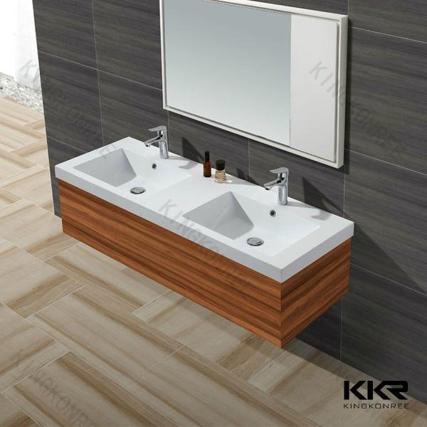 KKR wholesale solid surface cabinet basin wholesale 3