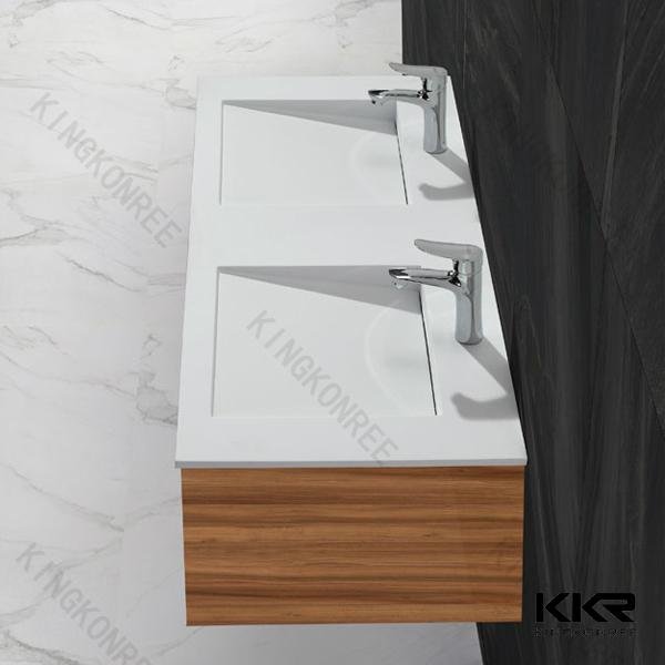 KKR wholesale solid surface cabinet basin wholesale 2