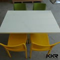 KKR solid surface stone restaurant table  2