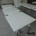 KKR solid surface stone restaurant table  4