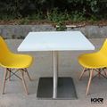 KKR solid surface marble like dining table 2