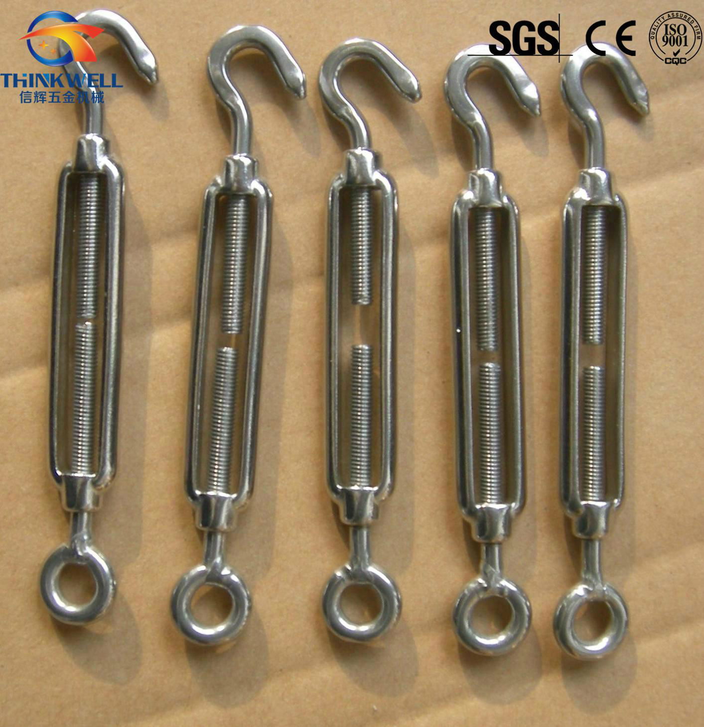 Us Type Drop Forged Carbon Steel Galvanized Turnbuckle (Eye&Eye) 3