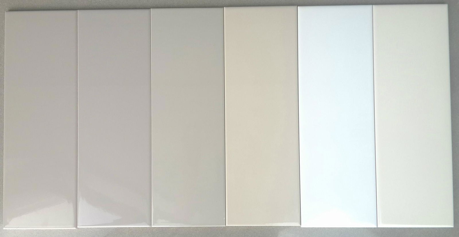 White Gloss Ceramic Wall Tiles 100x300mm 2