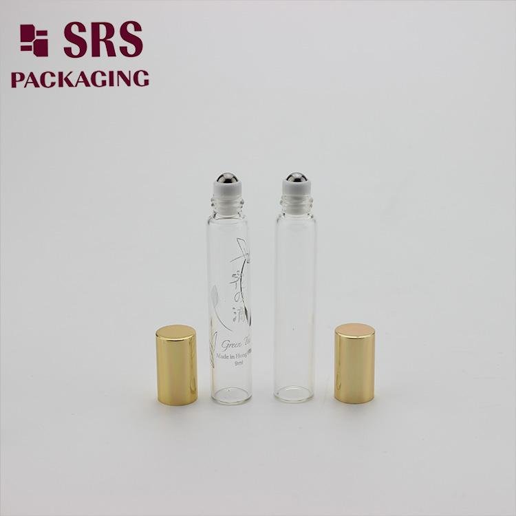 8ml無色透明玻璃香水滾珠瓶做燙銀 5