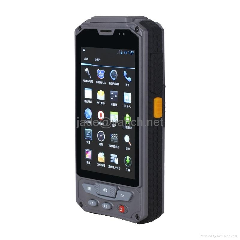 Android sysytem UHF RFID Reader smartphone 1D 2D wifi bluetooth  3