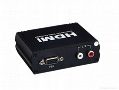 VGA+R/L to HDMI Converter