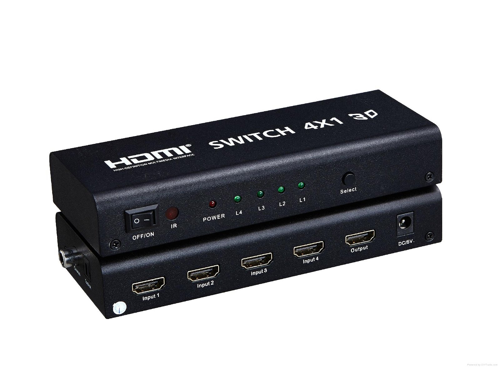 HDMI Switcher 4x1 With audio output  2