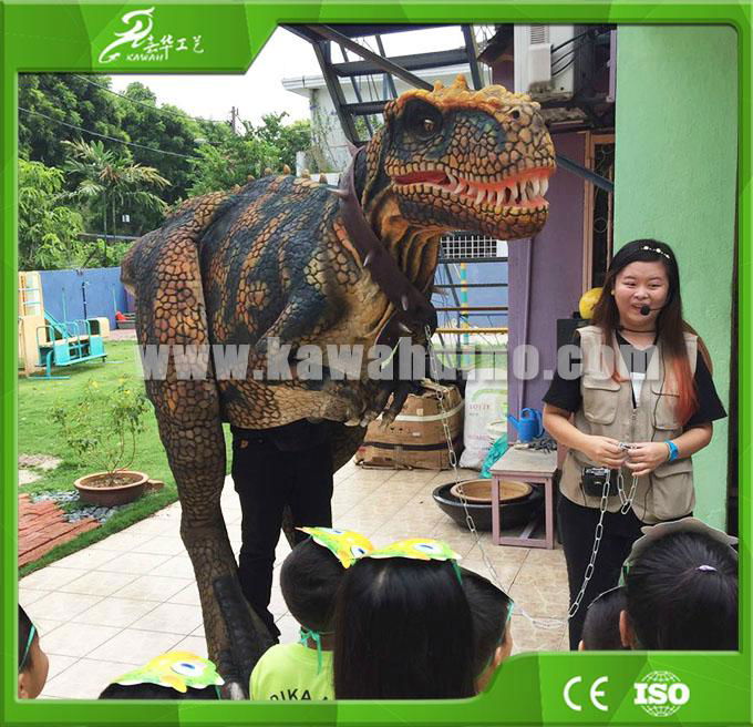 KAWAH Popular Adult Realistic T-Rex Dinosaur Costume for sale 3