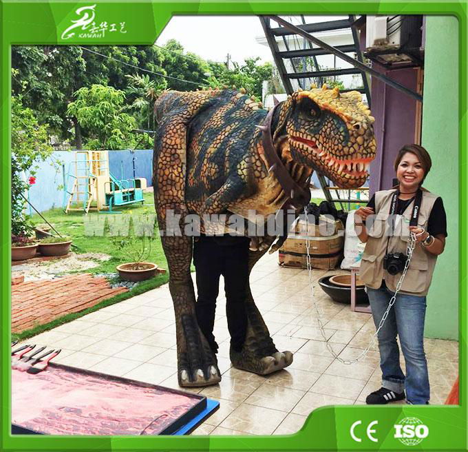 KAWAH Popular Adult Realistic T-Rex Dinosaur Costume for sale 4