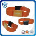 Active nylon RFID wristband 2