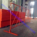 temporary fence barricade equipment for