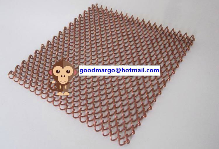 decorative aluminum alloy metal golden chain curtain 4